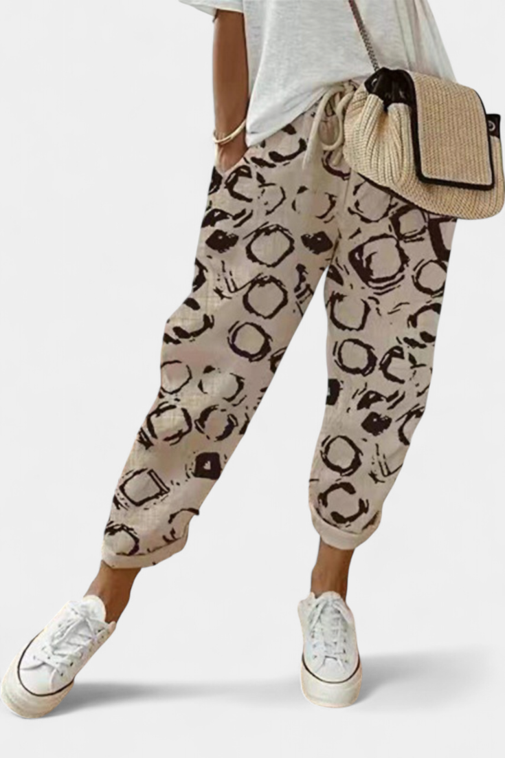 Mely | Pantalones de Lino de Corte Relajado y Estilo Atemporal