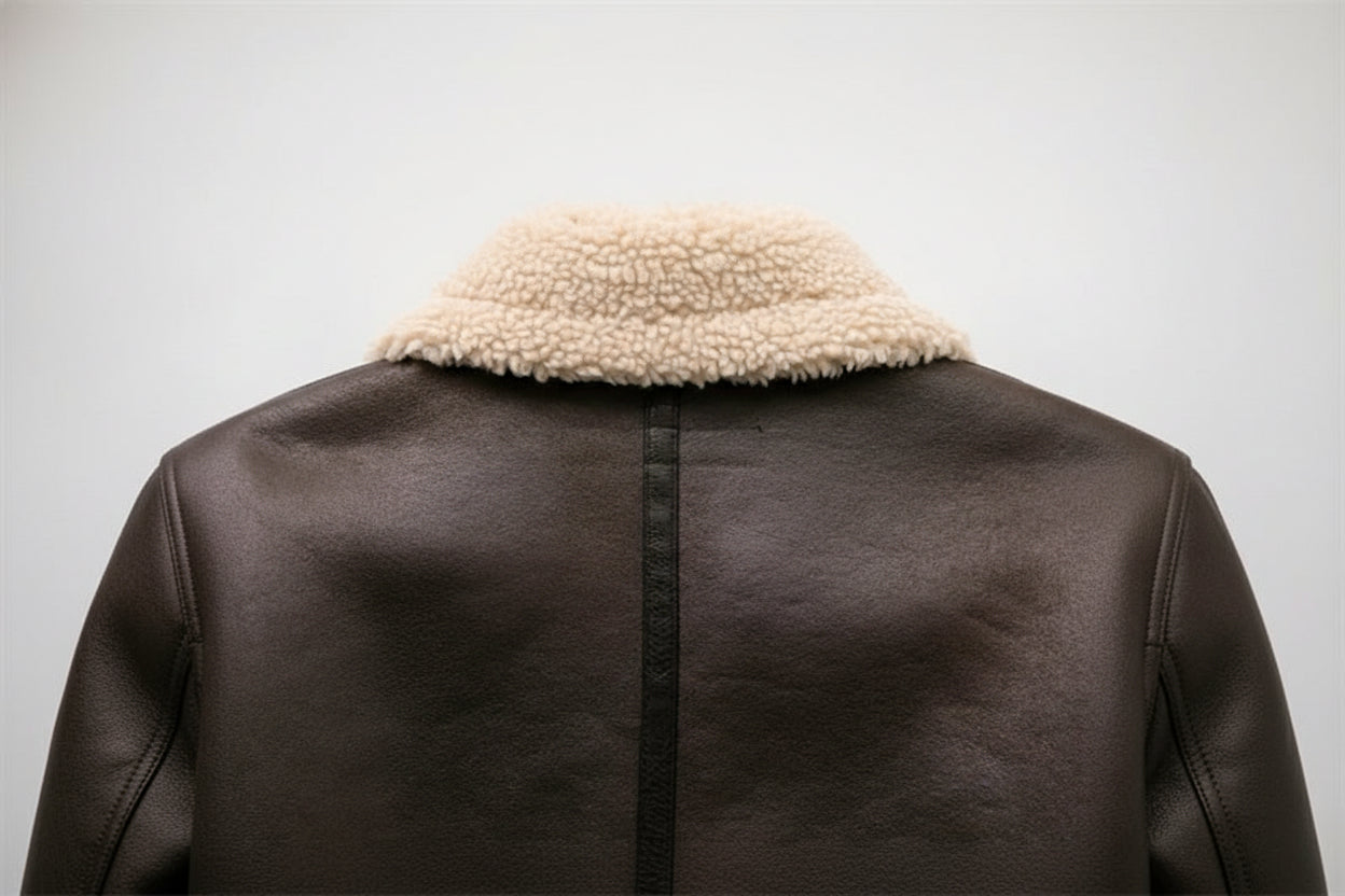 Nagore | Chaqueta Aviador con Borreguito Premium – Monntiel