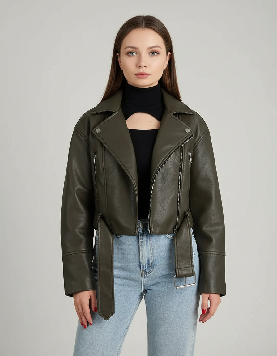 Abril | Chaqueta Bomber Negra Premium – Monntiel