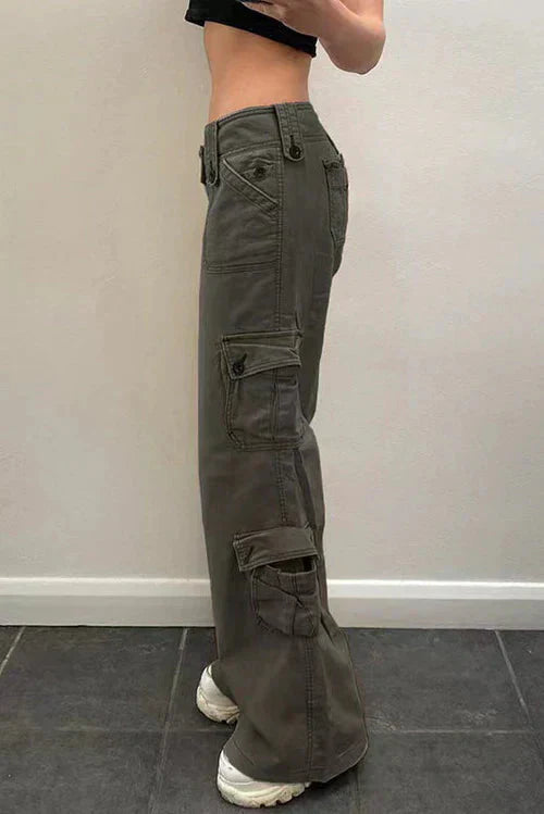 Isabela – Pantalón vaquero estilo retro con bolsillos