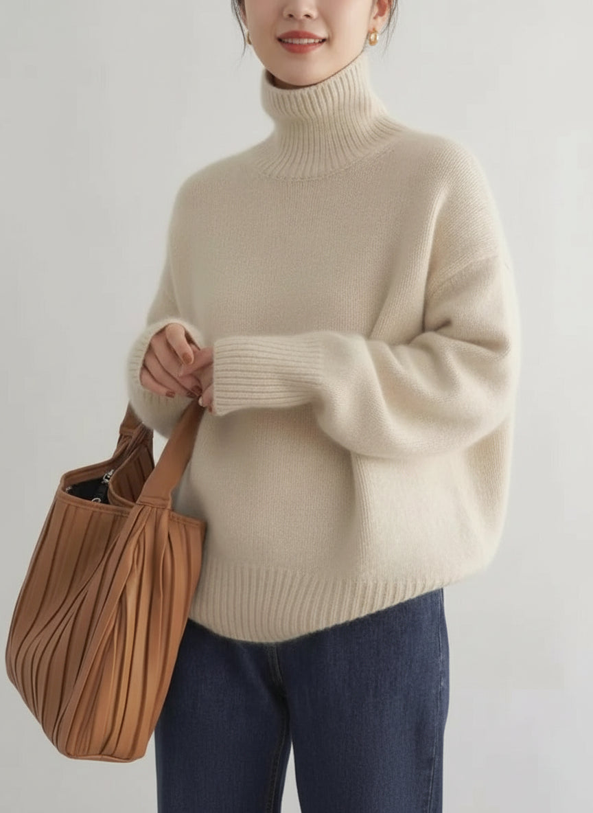 Isabel - Jersey de cuello alto