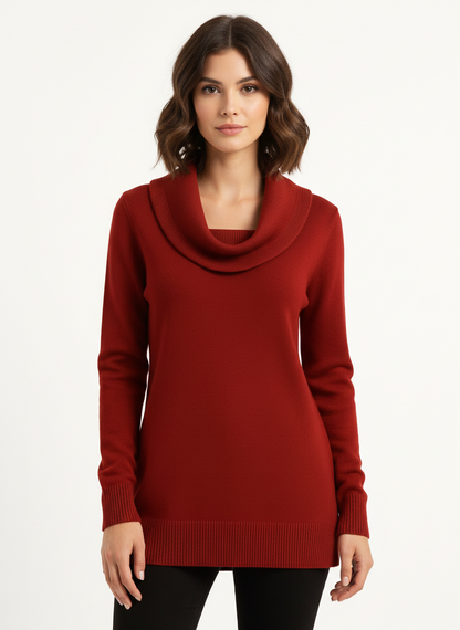 Ana | Jersey de Cuello Drapeado