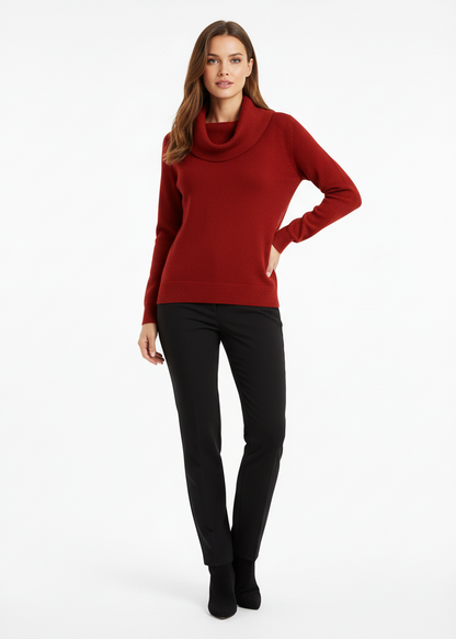 Ana | Jersey de Cuello Drapeado