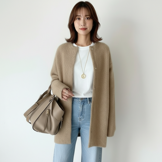 Inés | Cárdigan elegante de cachemira