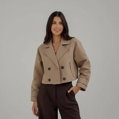 Elena | Gabardina corta