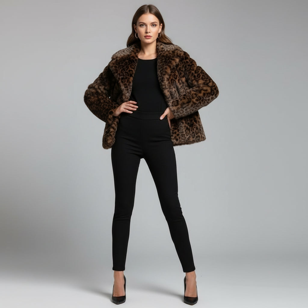 Marina|  Abrigo de invierno con piel suave