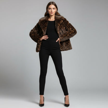 Marina|  Abrigo de invierno con piel suave