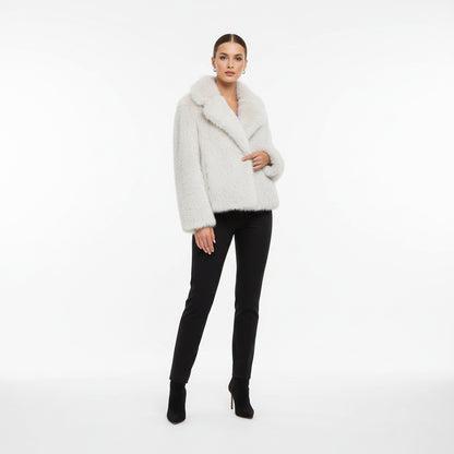 Marina|  Abrigo de invierno con piel suave