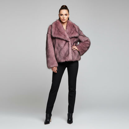 Marina|  Abrigo de invierno con piel suave