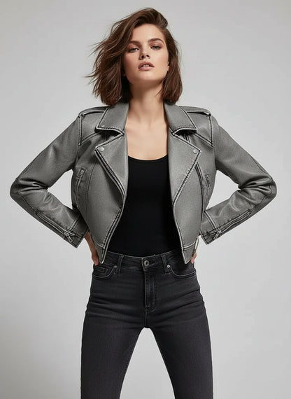 Abril | Chaqueta Bomber Negra Premium – Monntiel