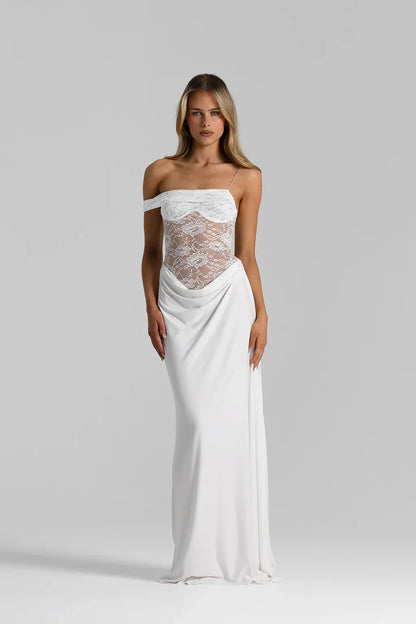 Yasmina | vestido Ébano con Encaje