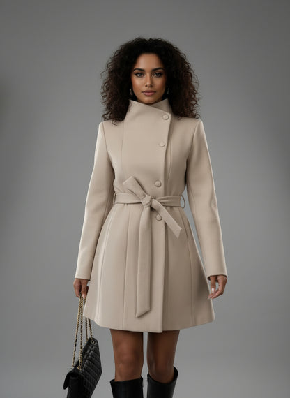 Blanca | Gabardina clásica