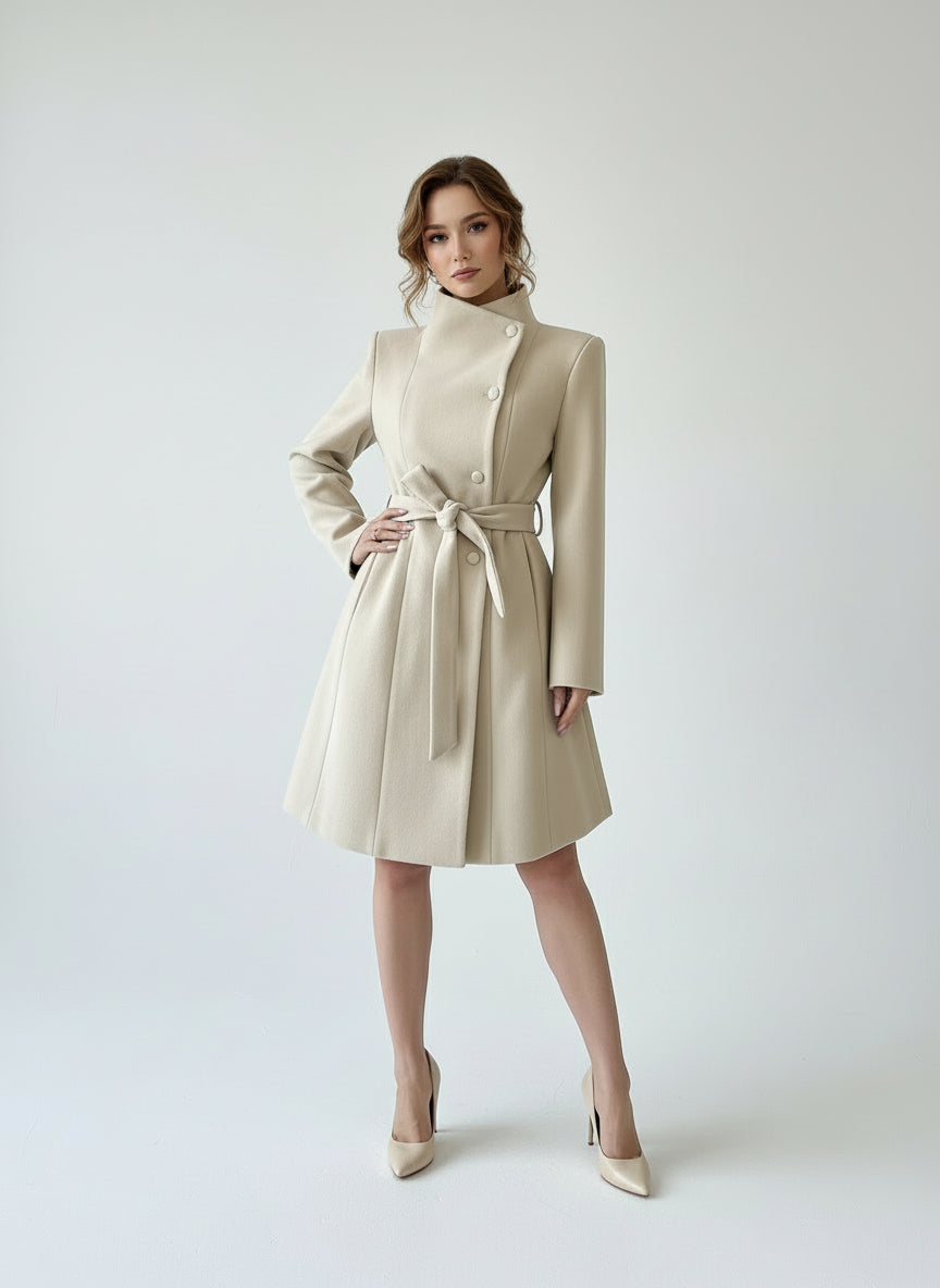Blanca | Gabardina clásica